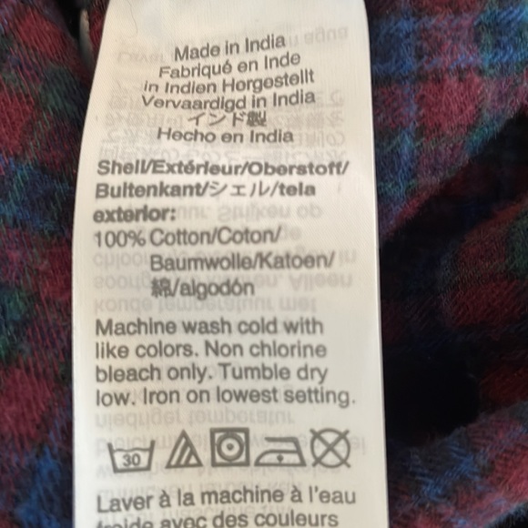 J Crew slim men’s brushed twill size large young man’s long sleeve shirt. T7 - Picture 8 of 8